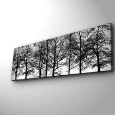 Wallity Obraz s LED osvetlením VETVY STROMOV 72 30 x 90 cm
