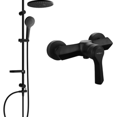 Sprchový set MEXEN ERIK - baterie Sabre černý