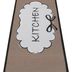 Hanse Home Collection koberce Behúň Cook & Clean 105728 Brown White Black - 50x150 cm