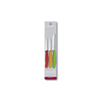 Victorinox - Sada kuchynských nožov na zeleninu 3 ks mix farieb