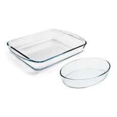 Pyrex Súprava sklenených pekáčov 2 ks, 3,7 l + 2,2 l