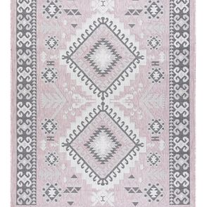 Dywany Łuszczów Kusový koberec Sion Sisal Aztec 3007 pink/ecru – na von aj na doma - 160x220 cm