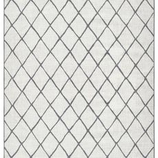 NORTHRUGS - Hanse Home koberce Kusový koberec Twin-Wendeteppiche 103118 grau creme – na von aj na doma - 80x150 cm