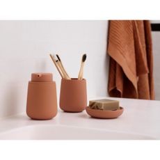 Oranžový kameninový dávkovač mydla 250 ml Nova One – Zone