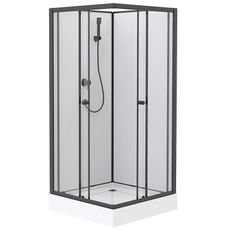 Sprchový box štvorcový Elize 90x90x200 čierny