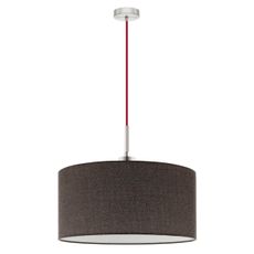 Eglo - LED  Luster na lanku TUNJA 1xE27/60W/230V hnedá