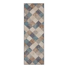 Modrý/béžový behúň 80x200 cm Terrain – Hanse Home