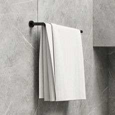 OMNIRES MP60216BL - Nástenný vešiak na uteráky MODERN PROJECT 60 cm matná čierna
