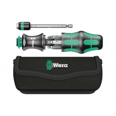 Wera 051023 Rukoväť skrutkovača 1/4" s Kraftform Kompakt 22 vo vrecku (sada 7 kusov)