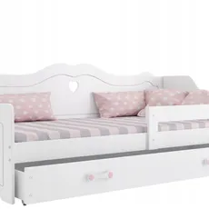 Interbeds Detská posteľ Júlia 160x80 biela + matrac + šuplík