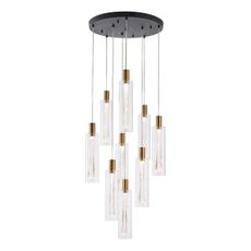 LED Luster na lanku LED/60W/230V 3000K
