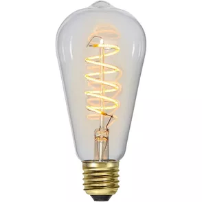 Teplá LED/filamentová žiarovka so stmievačom E27, 4 W Spiral Filament – Star Trading