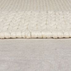Flair Rugs , Kusový koberec Rue Plait Natural, 160x230, biela, obývacia izba