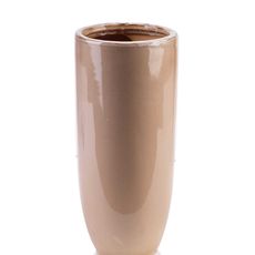 Keramická váza Yanda Beige 11x11x25,5 cm