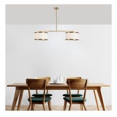 Závesné svietidlo v zlatej farbe Way – Opviq lights