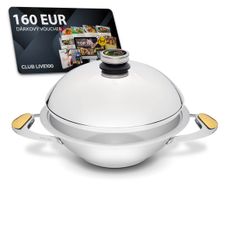 Zepter Wok panvica ø 30 cm, nepriľnavý povrch leštený
