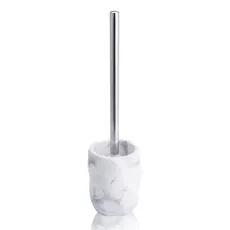 Biela mramorová WC kefa Marble - Tomasucci