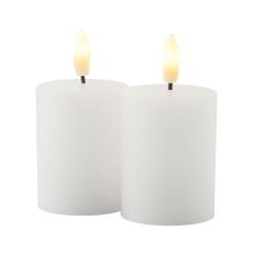Exteriérové LED sviečky v súprave 2 ks (výška 6,5 cm) Sille – Sirius