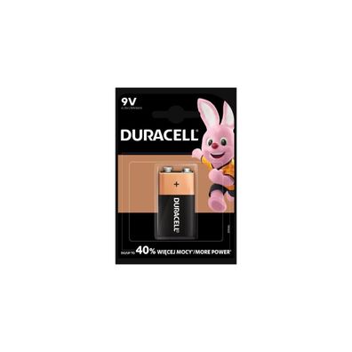 Duracell - 1 ks Alkalická batéria Basic 9V 550 mAh