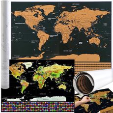 Stieracia mapa sveta 82 x 59 cm Malatec 23443