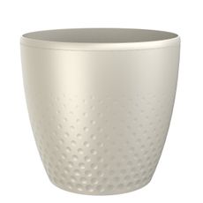 Plastia Plastový kvetináč Perla 16 cm, perleťová, Plastia, pr. 16 cm