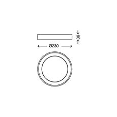 Briloner 7300-016 - LED Stropné svietidlo LED/18W/230V