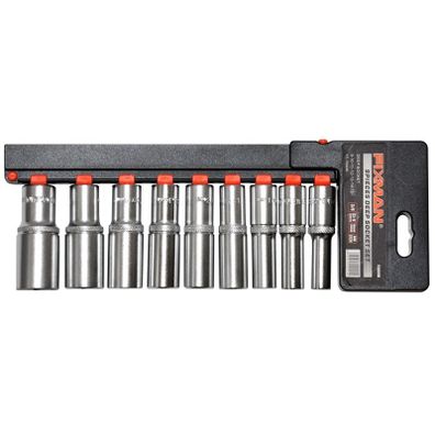Sada dlouhých nástr.6-hranných hlavic 3/8" P3009M