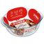 Pyrex Sklenená zapekacia misa okrúhla 2,3 l, 26 x 23 x 8 cm