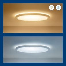 WiZ - LED RGB Stmievateľné stropné svietidlo SUPERSLIM LED/32W/230V Wi-Fi biela