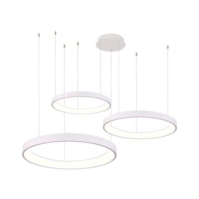 Azzardo AZ5025 - LED Stmievateľný luster na lanku AGNES LED/120W/230V biela