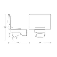 STEINEL 033088 - LED reflektor so senzorom XLED home 2 LED/14W/230V IP44