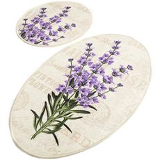 L'essentiel Sada 2 kusů koupelnových předložek Lavender béžová