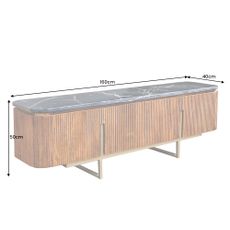 Televízny stolík z kolekcie Gatsby 160cm Mango