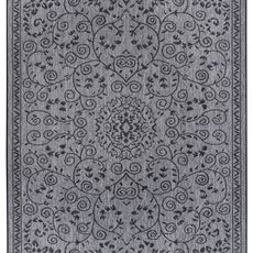 NORTHRUGS - Hanse Home koberce Kusový koberec Twin Supreme 105452 Leyte Night Silver – na von aj na doma - 120x170 cm