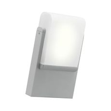 EGLO 89576 - Vonkajšie nástenné svietidlo CARACAS 1xE27/22W/230V strieborná IP44