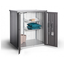 Biohort Skrinka na terasu BIOHORT Romeo L 132 x 87 x 140 (tmavo šedá metalíza) L (3 krabice)