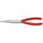 Polkruhové kliešte s čepeľami (so zobáčikom) 200 mm KNIPEX 26 11 200 - leštená hlava, plastové puzdrá