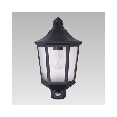 Prezent 31601 - Vonkajšie svietidlo so senzorom TULSA 1xE27/60W/230V IP44
