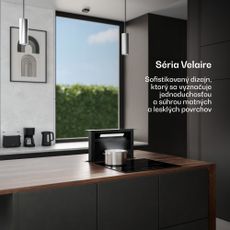 Klarstein Velaire Downdraft-System, Elegantný, minimalistický, výkonný, Energetická trieda A++, 853 m³/h, 60 cm