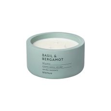 Vonná sójová sviečka doba horenia 25 h Fraga: Basil & Bergamot – Blomus