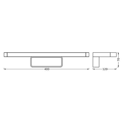 Ledvance - LED Kúpeľňové osvetlenie zrkadla DISC BAR LED/7W/230V 3000/4000K IP44