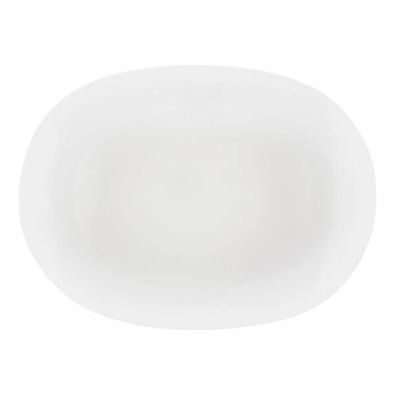 Altom Servírovací tanier z opálového skla White harmony 23 x 16 cm
