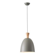 Luster na lanku 1xE27/15W/230V šedá pr. 23 cm