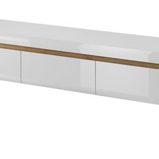 Piaski Televizní stolek Nordi 160 cm bílý/dub Riviéra