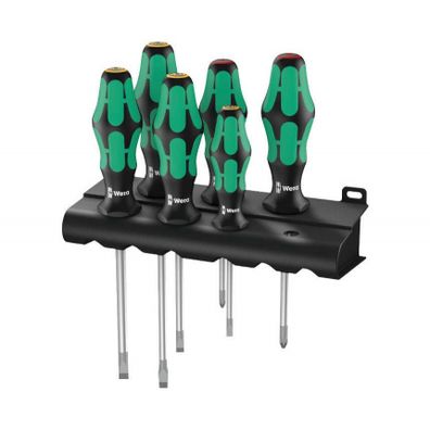 Wera 105650 Kraftform Plus Lasertip 334/6 skrutkovače (sada 6 ks a stojan)