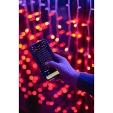 Twinkly TWW210SPP-TEU - LED RGB Vonkajší vianočný záves 210xLED 6,1m IP44 Wi-Fi