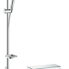 Sprchová batéria Hansgrohe Raindance Select E so sprchovacím setom 150 mm biela/chróm 27039400