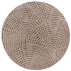 ELLE Decoration koberce Kusový koberec New York 106204 Taupe kruh - 160x160 (priemer) kruh cm