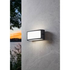LED nástenné vonkajšie svietidlo (výška 11 cm) CAMARDA – EGLO