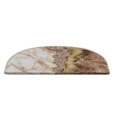 Nášľapy na schody vo svetlohnedo-krémovej farbe v súprave 16 ks 20x65 cm Golden Marble – Vitaus